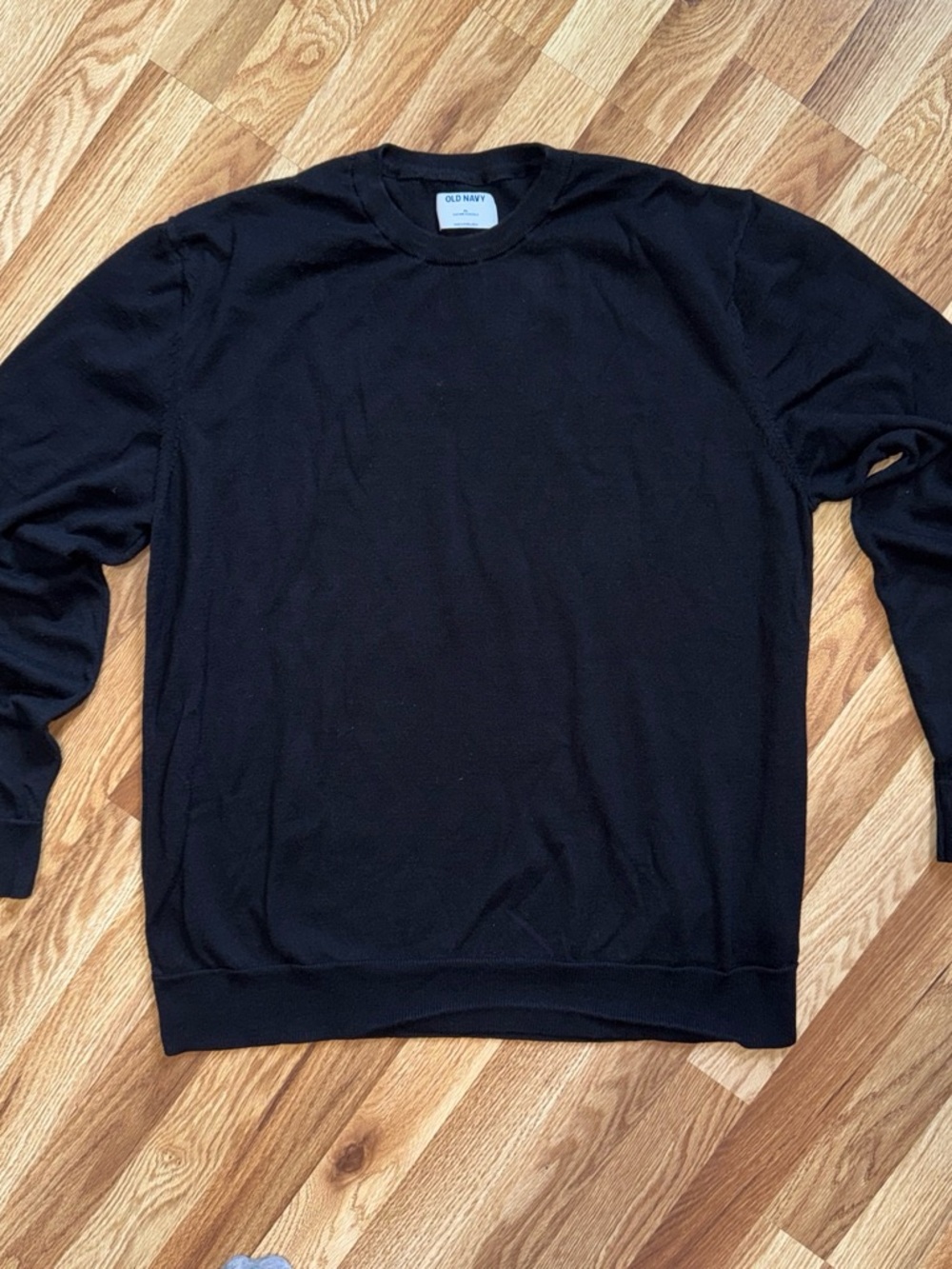 Old Navy Black Lightweight Crewneck Sweatshirt (Men’s XL) 🖤